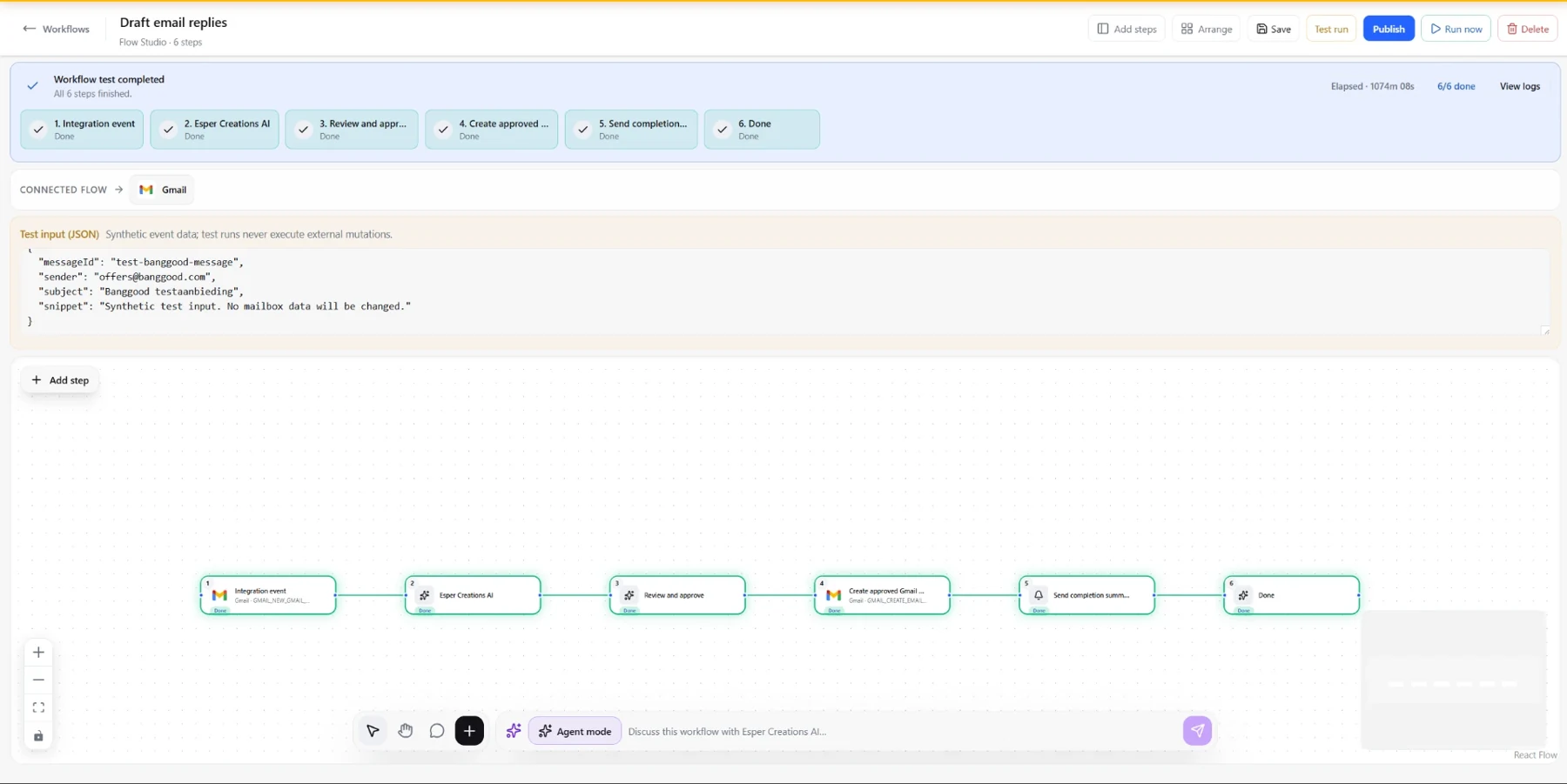 Operator AI dashboard: Reply to new leads fast